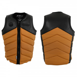 Спасательный жилет неопрен мужской Jetpilot ALEX GRAYDON X1 CE Impact Neo Vest Black/Khaki S21 (210070) 