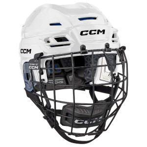 Шлем с маской CCM Tacks 310 Combo S26 SR white 