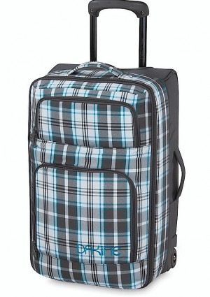 Дорожная сумка Dakine Womens Overhead 42L Dylon (белый в серо-голубую клетку) 