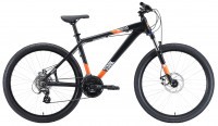 Велосипед Stark Shooter 1 26 чёрный/белый/оранжевый (2020)