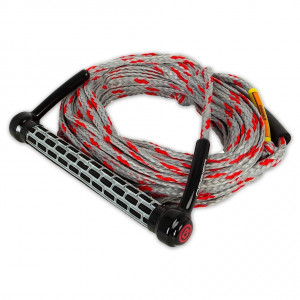 Фал с рукояткой универсальный O'Brien 1-Section Ski 12" silver/red S26 (2214530) 