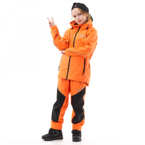 Комплект дождевой Dragonfly Evo for teen (куртка, брюки) (мембрана) orange 