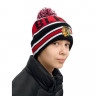 Шапка Atributika&Club NHL Chicago Blackhawks черно-красная (52-54 см) 59393 - Шапка Atributika&Club NHL Chicago Blackhawks черно-красная (52-54 см) 59393