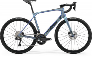 Велосипед Merida Scultura Endurance 8000 28&quot; SilkSparklingBlue/Black Рама: L (2022) 