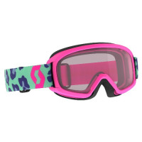 Маска Scott Junior Witty SGL mint green/neon pink/enhancer