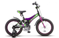 Велосипед Stels Jet 14 Z010 черный/фиолетовый (2022)