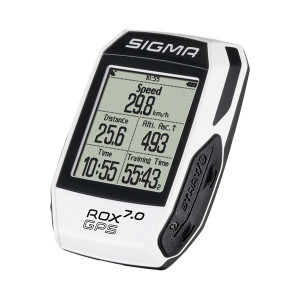 Велокомпьютер Sigma ROX GPS 7.0 01005 52 функции белый 
