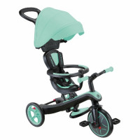 Трехколесный велосипед-беговел Globber Explorer Trike 4 in 1 New мятный