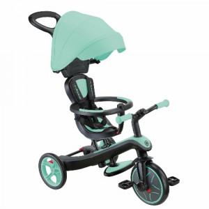 Трехколесный велосипед-беговел Globber Explorer Trike 4 in 1 New мятный 