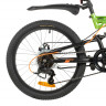 Велосипед Novatrack Shark 20" Disc зеленый (2026) - Велосипед Novatrack Shark 20" Disc зеленый (2026)