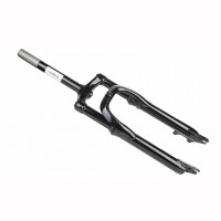 Вилка STELS LEADER 220 22" 1-1/8" аморт. безрезьб. диск.торм., сталь, черная