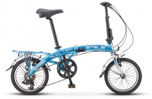 Велосипед Stels Pilot-370 16&quot; V010 голубой/хром (2019) 