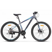 Велосипед Stels Navigator 730 D 27.5" Z010 матовый темно-серый/синий рама: 17" (2025)