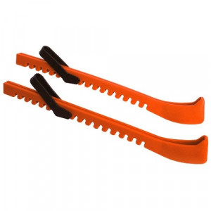 Чехлы для хоккейных и фигурных коньков пластиковые WELL HOCKEY Blade Guards Neon Orange 