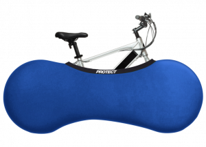 Универсальный эластичный чехол PROTECT (беговел, самокат , детский велосипед) 70-110 см, цвет синий 