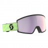 Маска Scott Ambit Compact glow green + AMP lavender chrome S3 - Маска Scott Ambit Compact glow green + AMP lavender chrome S3