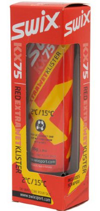Клистер Swix KX75 red extra wet klister со скребком (KX75)