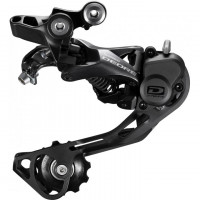 SHIMANO Переключатель задний RD-M6000, DEORE, SGS 10 скоростей, дизайн SHADOW PLUS, крепление на ось, б/уп.