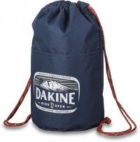 Рюкзак мешок Dakine Cinch Pack 17L Dark Navy (темно-синий с оранжевой отделкой)