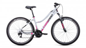 Велосипед Forward Jade 27.5 1.0 серый/розовый 16.5&quot; (2022) 
