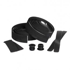 Оплетка руля KLS Gravel tape, экстратолстый материал 3,5мм, ЭВА+VexGel, с заглушками и законцовками 
