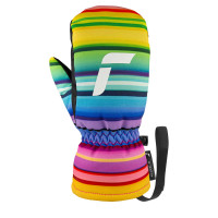 Варежки Reusch Carter R-Tex XT Junior Mitten black/multicol lines