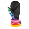 Варежки Reusch Carter R-Tex XT Junior Mitten black/multicol lines - Варежки Reusch Carter R-Tex XT Junior Mitten black/multicol lines