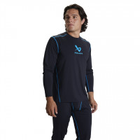 Термобелье с длинным рукавом Bauer Basics BL LS Top S22 SR BLK (1060058)