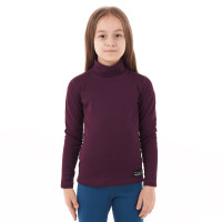 Термокофта зимняя с высоким воротом Dragonfly Junior bordo