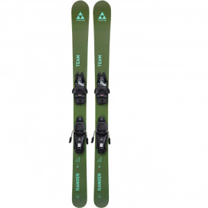 Горные лыжи Fischer Ranger Team JRS + крепления FS4 GW CA JRS Brake 80 [I] Solid Black/Black (2023) 