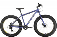 Велосипед Stark Fat 26.2 HD фиолетовый/серый рама 20 (2022)