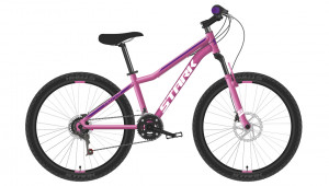 Велосипед Stark Bliss 24.1 D розовый/фиолетовый (2022) 
