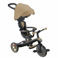 Трехколесный велосипед-беговел Globber Explorer Trike 4 in 1 New песочный