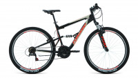 Велосипед Forward RAPTOR 27.5 1.0 черный/красный (2021) 
