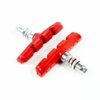 Торм. колодки VENTURA 00-170112 с крепежом симетр. 70мм (5) красные