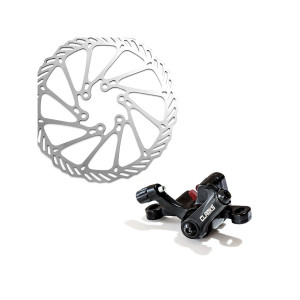 Торм. набор мех. CLARKS 3-448 диск. пара пер.+зад. CMD-21 облегч (ротор 160мм+суппорт+доп. колод 3-384 VX865) черный  инд. уп. 