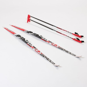 Комплект беговых лыж Brados NNN (Rottefella) - 160 Wax LS Red 