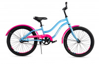 Велосипед DEWOLF Wave 20 светло-голубой/белый/розовый (2022)
