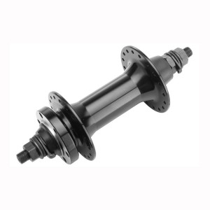 Втулка передняя WZ-A212F 14Gx36H диск,3/8&quot;x135x180 гайки, алюминиевая чёрная 