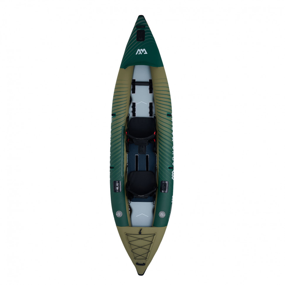 Каяк надувной одно-двухместный для рыбалки Aqua Marina Caliber (2023 ...