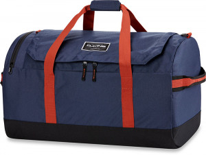 Спортивная сумка Dakine Eq Duffle 70L Dark Navy (темно-синий с оранжевой отделкой) 