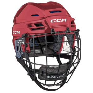 Шлем с маской CCM Tacks 310 Combo S26 SR red 