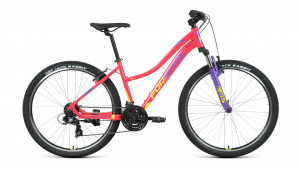 Велосипед Forward Jade 27.5 1.0 розовый/желтый 16.5&quot; (2022) 