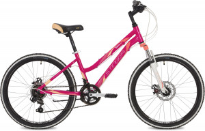 Велосипед Stinger Laguna D 24&quot; розовый рама 14&quot; (2021) 