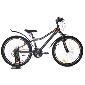 Велосипед Stels Navigator-410 V 24&quot; 21 sp V010 антрацитовый/черный рама: 12&quot; (2020) 