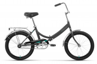 Велосипед Forward ARSENAL 20 1.0 темно-серый/бирюзовый 14" (2022)