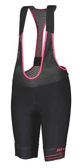 Велотрусы женские Scott RC Premium ITD ++++ black/camellia pink (2019) 