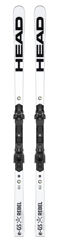 Горные лыжи Head WCR e-GS Rebel FIS WCR 14 white-black + креп FREEFLEX ST 20X RD BRAKE 85 [A] (2023)