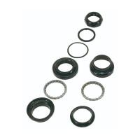 Рулевой набор Messing 5-390508 прогул. сталь резьба 1 1/8" 28,6/34/30мм черный