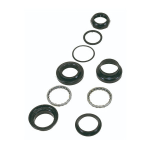 Рулевой набор Messing 5-390508 прогул. сталь резьба 1 1/8&quot; 28,6/34/30мм черный 